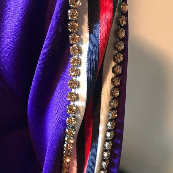 Gucci Tech-Jersey Dress Swarovski Embellishing - Picture 6 of 11